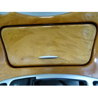 03 Mercedes R230 SL500 center console wood trim with ashtray 2306803739 chestnut