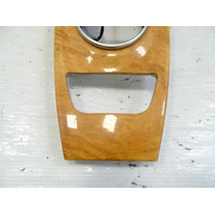03 Mercedes R230 SL500 center console wood trim with ashtray 2306803739 chestnut