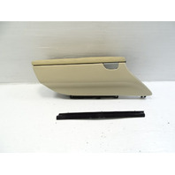 03 Mercedes R230 SL500 trim door panel storage tray pocket, left, 2307200103 beige