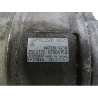 03 Mercedes R230 SL500 AC compressor 447220-9210 7SEU17C