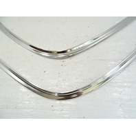 83 Mercedes 380SL trim set, for convertible top boot surround, chrome