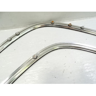 83 Mercedes 380SL trim set, for convertible top boot surround, chrome