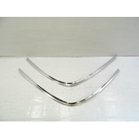 83 Mercedes 380SL trim set, for convertible top boot surround, chrome
