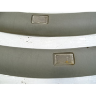 83 Mercedes 380SL trim set, interior, headliner sunvisor area, gray
