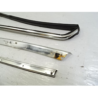 83 Mercedes 380SL trim set, exterior, windshield side pillar, right, chrome RH