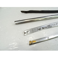 83 Mercedes 380SL trim set, exterior, windshield side pillar, right, chrome RH