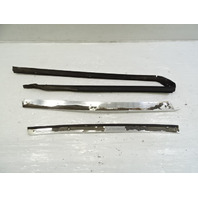 83 Mercedes 380SL trim set, exterior, windshield side pillar, right, chrome RH