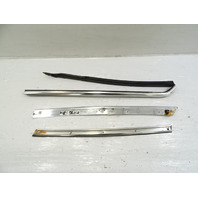 83 Mercedes 380SL trim set, exterior, windshield side pillar, right, chrome RH