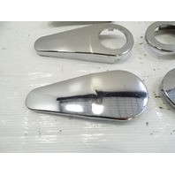 83 Mercedes 380SL trim set, seat hinge chrome covers