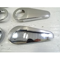 83 Mercedes 380SL trim set, seat hinge chrome covers