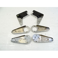 83 Mercedes 380SL trim set, seat hinge chrome covers