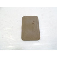 83 Mercedes 380SL trim, fuse box cover, gray, passenger footwell