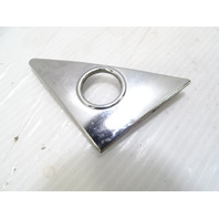 83 Mercedes 380SL trim, mirror bolt cover, left plate 1077250711