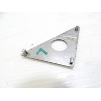 83 Mercedes 380SL trim, mirror bolt cover, left plate 1077250711