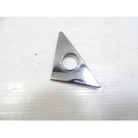 83 Mercedes 380SL trim, mirror bolt cover, left plate 1077250711