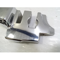 83 Mercedes 380SL trim, B pillar cover, left chrome 1076930335