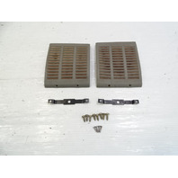 83 Mercedes 380SL trim set, dash speaker covers, gray
