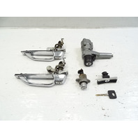 83 Mercedes 380SL ignition switch, with key, door handles, trunk lock