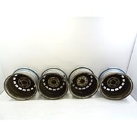83 Mercedes 380SL wheel set, 6.5x14 1264002102 silver