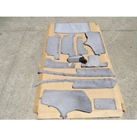 83 Mercedes 380SL carpet set, interior floor, gray