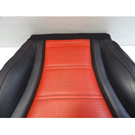 2018 Mercedes W205 C63 Sedan seat cushion, bottom, left front, black / red, AMG