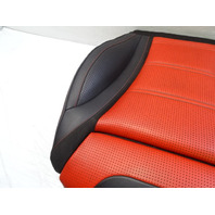 2018 Mercedes W205 C63 Sedan seat cushion, bottom, left front, black / red, AMG