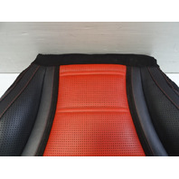 2018 Mercedes W205 C63 Sedan seat cushion, bottom, right front, black / red, AMG