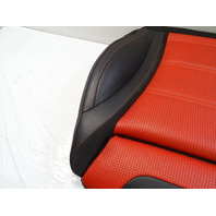 2018 Mercedes W205 C63 Sedan seat cushion, bottom, right front, black / red, AMG