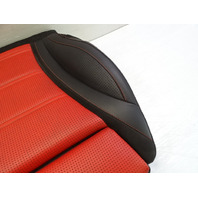2018 Mercedes W205 C63 Sedan seat cushion, bottom, right front, black / red, AMG