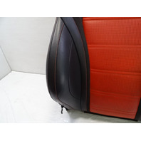 2018 Mercedes W205 C63 Sedan seat cushion, back, right front, black / red, AMG