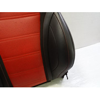 2018 Mercedes W205 C63 Sedan seat cushion, back, right front, black / red, AMG