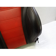 2018 Mercedes W205 C63 Sedan seat cushion, back, left front, black / red, AMG