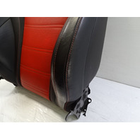 2018 Mercedes W205 C63 Sedan seat cushion, back, left front, black / red, AMG