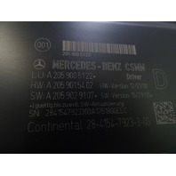 2018 Mercedes W205 C63 Sedan module, seat control, left front, 2059005122