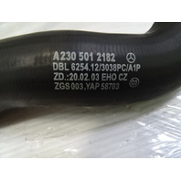 04 Mercedes R230 SL500 hose set, radiator coolant, lower and upper hose, 2305010282, 2305012182