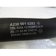 04 Mercedes R230 SL500 hose set, radiator coolant, lower and upper hose, 2305010282, 2305012182