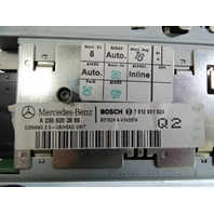 04 Mercedes R230 SL500 navigation unit, command center, radio, 2308202889