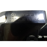 04 Mercedes R230 SL500 ac vent, dash, center, black, 2308300054 FOR PARTS