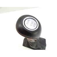 04 Mercedes R230 SL500 gear shift knob, black w/wood 2302671710
