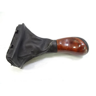 04 Mercedes R230 SL500 gear shift knob, black w/wood 2302671710