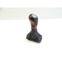 04 Mercedes R230 SL500 gear shift knob, black w/wood 2302671710
