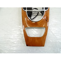 04 Mercedes R230 SL500 center console, wood trim, w/ashtray, 2306801539, walnut