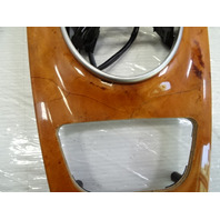 04 Mercedes R230 SL500 center console, wood trim, w/ashtray, 2306801539, walnut