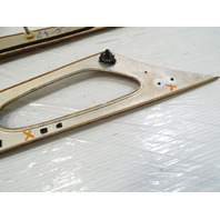 04 Mercedes R230 SL500 trim set, door panel wood, right and left, 2307200222, 2307200122
