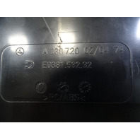 04 Mercedes R230 SL500 door panel pocket, right, gray 2307200204