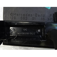 96 Mercedes R129 SL500 cover, convertible top flap, left 1296930314