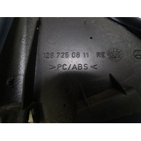 96 Mercedes R129 SL500 trim, interior, mirror bolt cover, right royal blue 1297250811