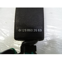 96 Mercedes R129 SL500 seat belt buckle, right, 1298602669