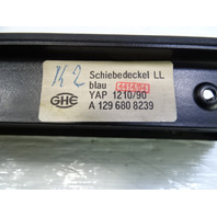 96 Mercedes R129 SL500 center console armrest lower portion, royal blue 1296808239