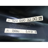 96 Mercedes R129 SL500 trim, battery cover liner, blue 1296903230